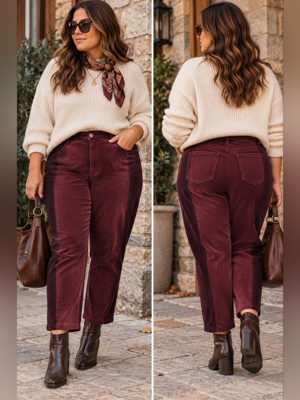 Anthropologie Pilcro Corduroy Pants 20W Burgundy NWT Boho Fall Retro Preppy